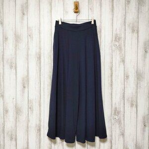 Merio Blend Ribbed Skirt In Black